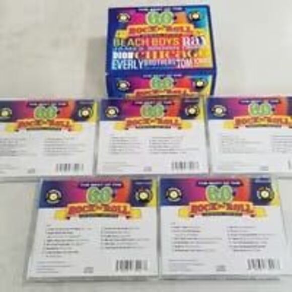 The best of the 60's Rock n' Roll 5 cd box set original artists over 40 artists - Picture 3 of 12